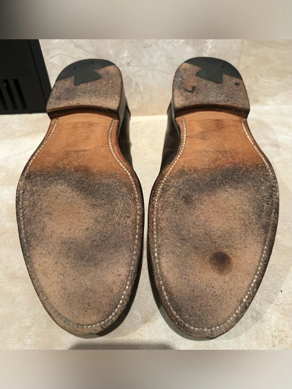 Alden 686 Full Strap Penny Loafers – Dark Brown Leather – Men’s 7 B/D